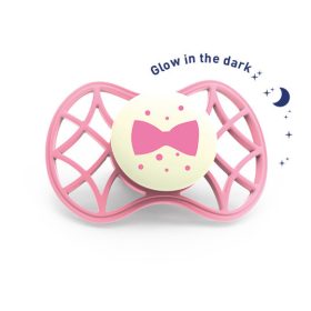  Nuvita Air.55 Cool! éjszakai fogszabályzós cumi védőkupakkal 6hó+ - Glow Flamingo - 7084