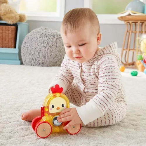 Fisher-Price Változatos anyagok guruló állat csibe