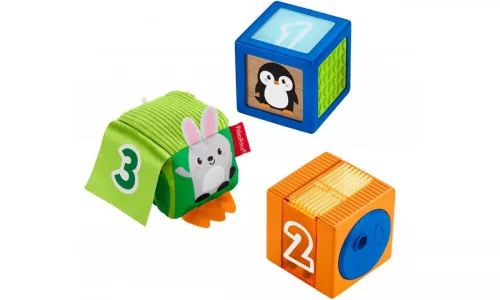 Fisher-Price Változatos anyagok állatos kocka