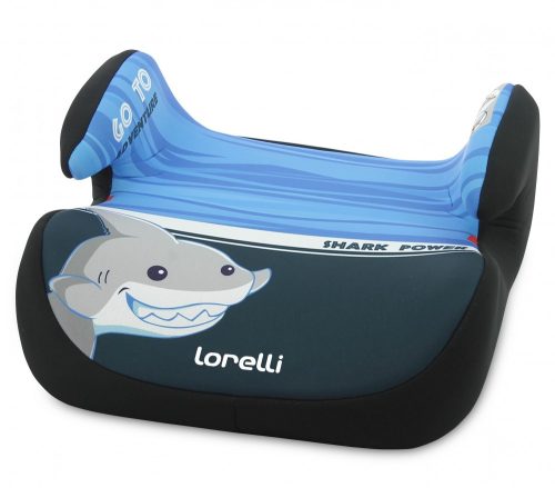 Lorelli Topo Comfort autós ülésmagasító 15-36kg - Shark light-dark blue 