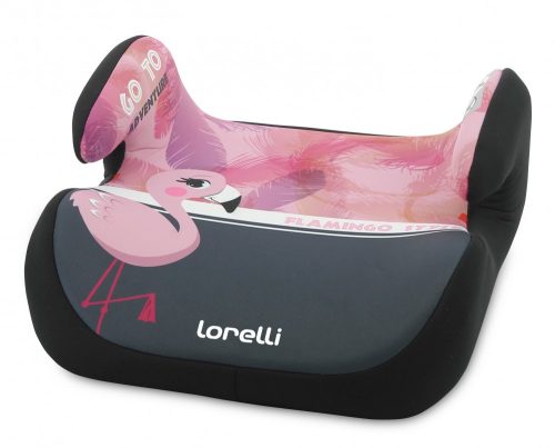Lorelli Topo Comfort autós ülésmagasító 15-36kg - Flamingo grey-pink 