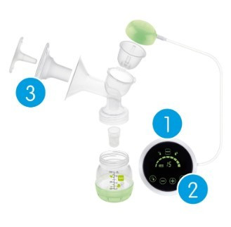 MAM 2in1 Elektromos és kézi mellszívó készülék