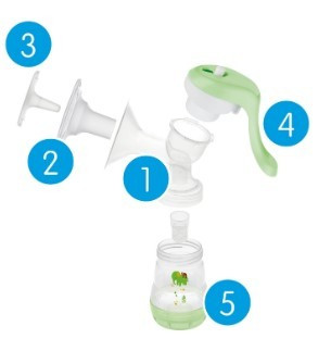 MAM 2in1 Elektromos és kézi mellszívó készülék