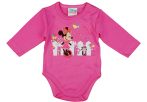   Asti Disney Minnie cicás hosszú ujjú baba body rózsaszín 68