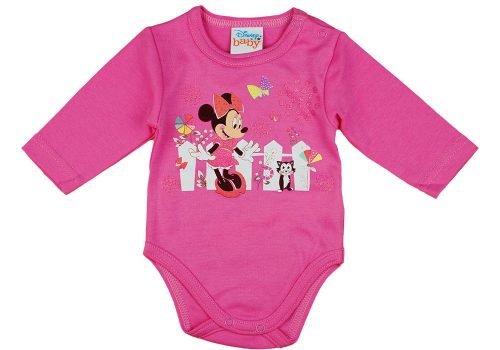 Asti Disney Minnie cicás hosszú ujjú baba body rózsaszín 68