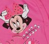 Asti Disney Minnie virágos, belül bolyhos, hosszú ujjú rugdalózó rózsaszín 62