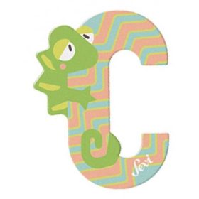 Sevi fa betűk - C - Kaméleon türkiz