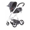Chipolino Electra autóshordozó 0-13kg fehér vázas babakocsihoz - Grey  (3/3)