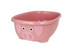   Prince Lionheart Tubimal állatos fürdőkád fürdetéskönnyítő hálóval - rózsaszín malacka