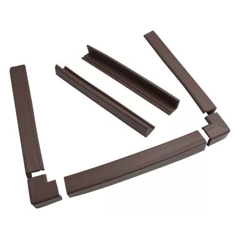 Prince Lionheart fireplaceGUARD kandalló élvédő + 2db sarokvédő - csokibarna - BOMBA ÁR!