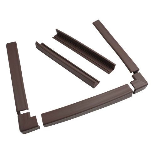 Prince Lionheart fireplaceGUARD kandalló élvédő + 2db sarokvédő - csokibarna - BOMBA ÁR!