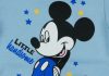 Asti Disney Mickey hosszú ujjú baba body v kék 68