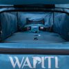 Wapiti Wagon 2 személyes strandkocsi kosárral és kihajtható lábtérrel - sötét türkiz