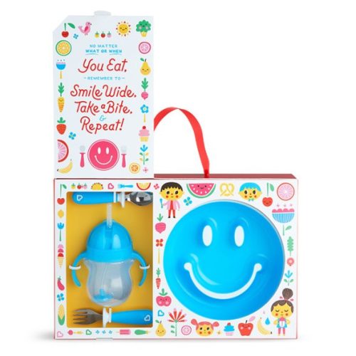 Munchkin Be Happy étkészlet - kék