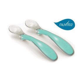 Nuvita 2Darab-os szilikon kanál szett - green - 8480