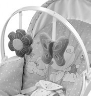 Lorelli Alex 3 az 1-ben pihenőszék - Cameo Rose Stars 