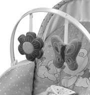 Lorelli Enjoy rezgő-zenélő pihenőszék - Pink Hug 