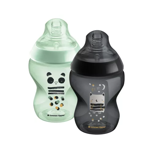 Tommee Tippee Closer to Nature cumisüveg 2x260 ml Ollie