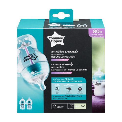 Tommee Tippee Advanced anti-colic cumisüveg 2x260 ml M
