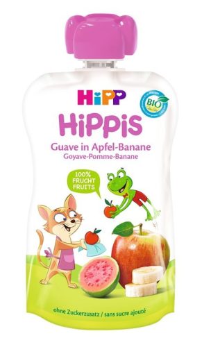 Hipp HiPPiS Prémium Guava-banán almában 1 év 100 g