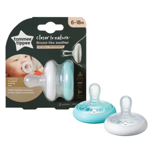 Tommee Tippee Anyamell formájú nyugtatócumi 6-18 hó 2db