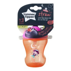   Tommee Tippee Straw Cup szívószálas itatópohár lány 230ml - BOMBA ÁR!