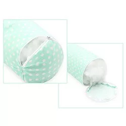 Scamp ágyrács hengerpárna  Green Dots 3x70cm