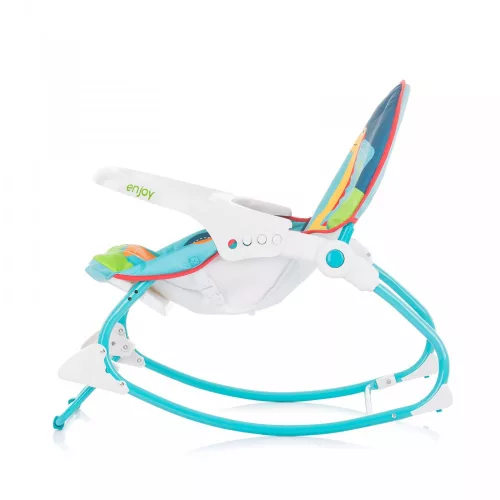 Chipolino Enjoy rezgő-zenélő pihenőszék 18 kg-ig - Blue
