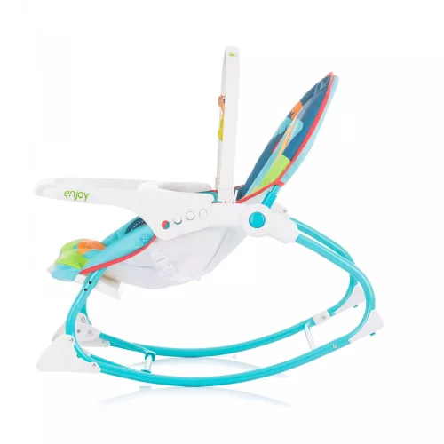 Chipolino Enjoy rezgő-zenélő pihenőszék 18 kg-ig - Blue
