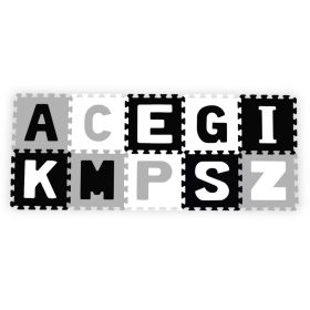 BabyOno Szivacs puzzle, betűk, 10 darabos