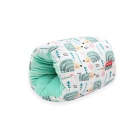 Scamp karra húzható szoptatós párna zöld süni