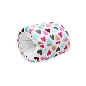 Scamp karra húzható szoptatós párna színes szíves