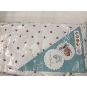 Vama fejvédő kiságyba Rózsaszín csillagok