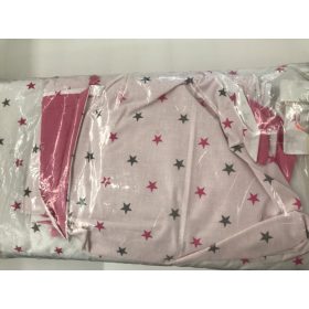 Vama Rózsaszín csillagos 3 részes bébi ágynemű