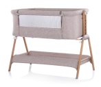   Chipolino Sweet Dreams szülői ágyhoz csatlakoztatható kiságy - mocca/wood 2021