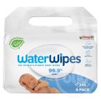 WaterWipes Baby Wipes BIO 4x60pk (240Wipes)