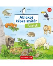 Scolar kiadó - Ablakos képes szótár - Állatos