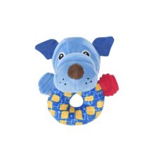 Lorelli Toys Plüss csörgő karika - Kék kutyus