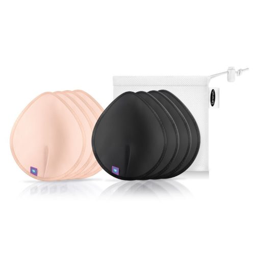 Lansinoh mosható melltartóbetét mosózsákkal fekete/testszínű 4-4db