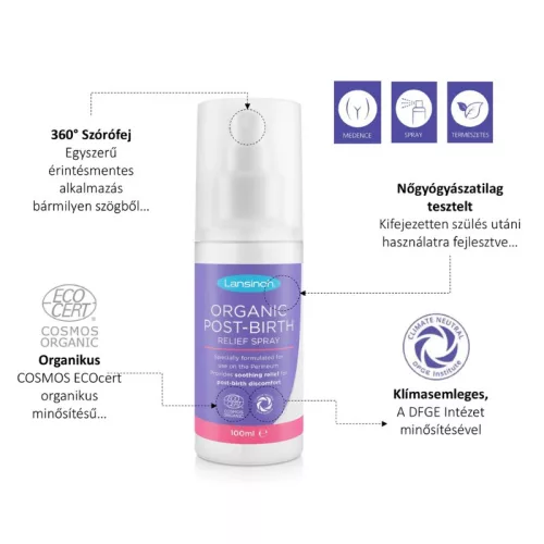 Lansinoh szülés utáni nyugtató spray 100ml