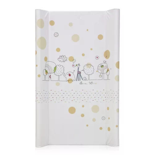 Lorelli pelenkázó lap merev peremes 50x71 - Beige