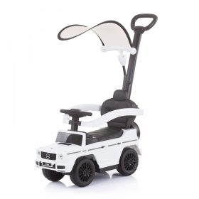   Chipolino Mercedes Benz G350 bébitaxi tolókarral és kupolával - Fehér