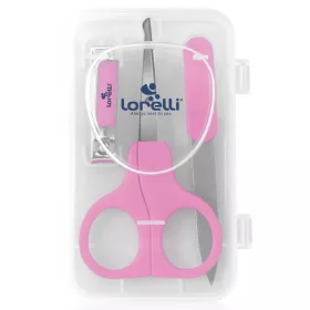 Baby Care manikűr szett tartóban - pink