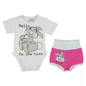   Asti 2 részes baba szett Thumper nyuszi mintával pink/fehér 62