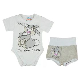 Asti 2 részes baba szett Thumper nyuszi mintával fehér 68