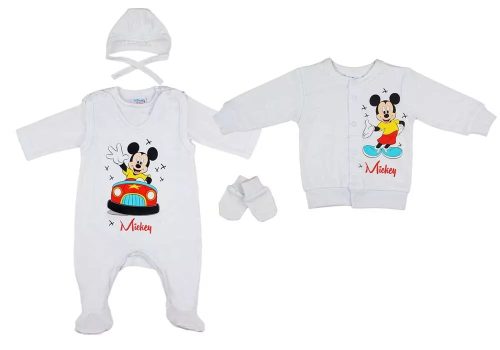 Asti Disney Mickey 5 részes baba szett fehér 56