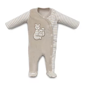   Kenguru Gold Plüss hosszúujjú rugdalózó mogyoró Róka2 56