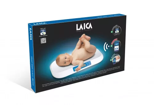 Laica okos, elektronikus baby mérleg, 20 kg / 5 g