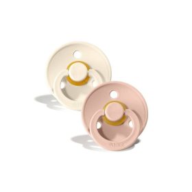   BIBS Colour 2 db-os cumi, (Krémfehér/Púderrózsaszín), 6-18 hó