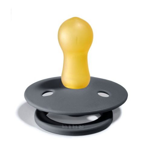 BIBS Colour 2 db-os cumi, (Grafit/Pasztellkék), 0-6 hó